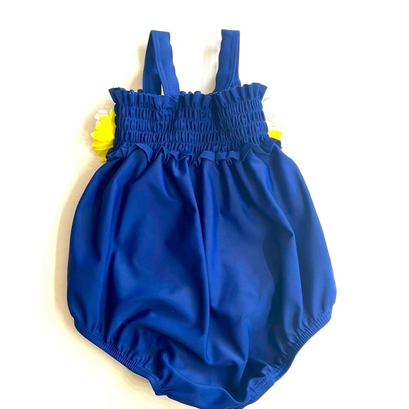 Koala Kids Daisy One Piece Swimsuit, Size 6 Months - Picture 3 of 4